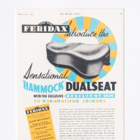 Grafika reklamowa z magazynu The Motor Cycle. 1949 r.